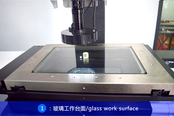 Alta precisione 3um del laboratorio di CNC di visione di misurazione del manuale ottico del sistema 2D
